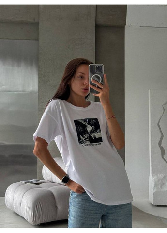 Женская футболка oversize Україна - (352768455)