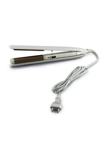 Профессиональная плойка стайлер утюгов выпрямитель для волос из гофре 2в1 с керамическим покрытием GM402 Gemei (306716688)