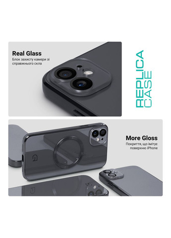 Чехол Replica MagSafe для Apple iPhone 11 Black (ARM76168) ArmorStandart (343049248)