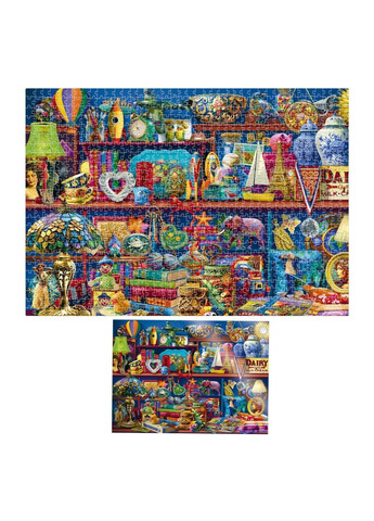 Пазли . Поличка загадок. 1000 деталей DT1000-10 (укр) De.tail (293971840)