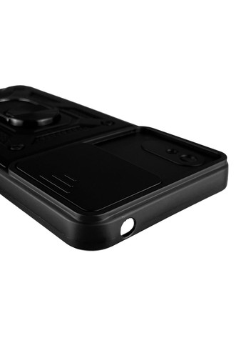 Чохол для Redmi 9A броньований з кільцем-тримачем підставкою зі шторкою на сяомі редмі 9а чорний rg1 Xiaomi (366021223)