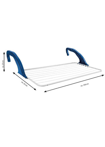 Сушилка для белья навесная Padua XL White (CS92726C12) Casa Si (307150786)