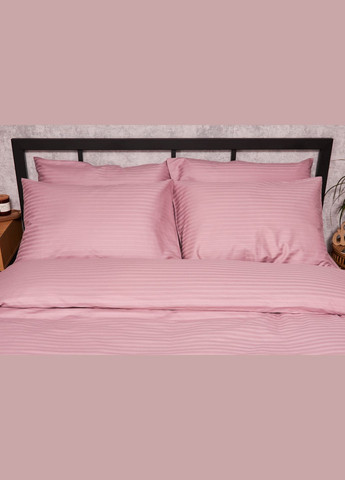 Комплект постільної білизни Satin Stripe полуторний євро 160х220 наволочки 2х70х70 (MS-820003557) Moon&Star Stripe Candy (288044207)