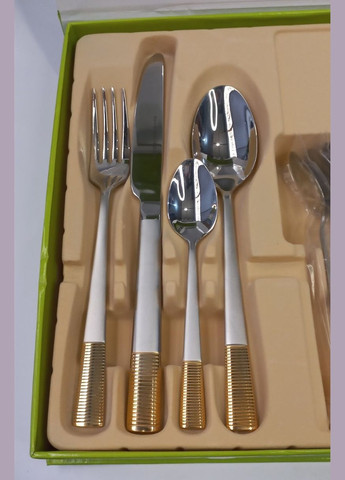 Набір столових приладів Фраже 24 предмети MR-1520G-24 Maestro (304269842)