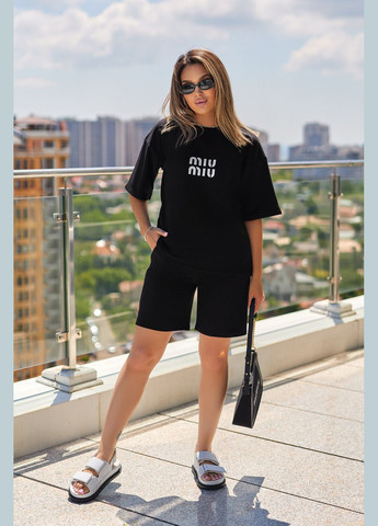 Летний спортивный костюм оверсайз Fashion Girl (336143669)