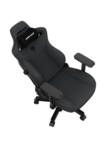 Крісло Kaiser 3 Size XL Dark Gray Linen Fabric (AD12YDC-XL-01-GB-CF) Anda Seat (323044997)