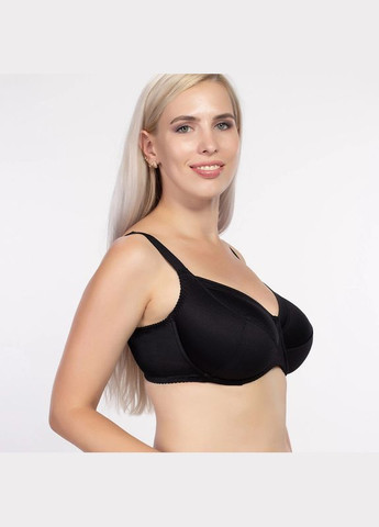 Чёрный бюстгальтер на косточках с мягкой чашкой Elita с косточками