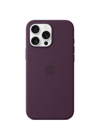 Чохол-накладка Silicone Case with MagSafe для iPhone 16 Pro Max Plum (MYYW3) Apple (370619816)