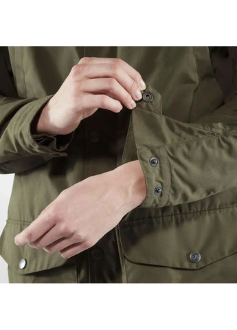 Комбинированная демисезонная куртка greenland winter parka w laurel green Fjallraven
