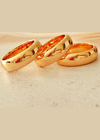 Позолоченные Обручальные Кольца "Классические" ширина 6мм, Обручалки. Позолота No Brand (340487206)