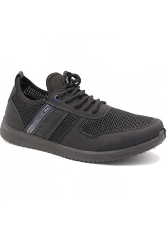 Черные летние мужские кроссовки из сетки Trend 45612
