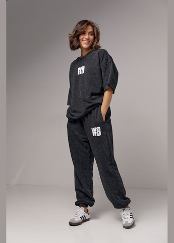 Спортивний костюм у техніці тай-дай з принтом Wang Lurex (287340243)