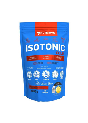 Изотонический напиток Isotonic Gold, 1000g (Lemon) 7 Nutrition (284729077)