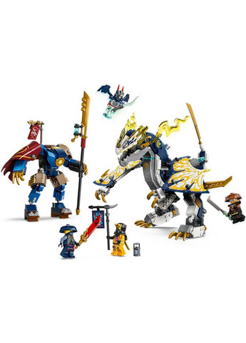 Конструктор Ninjago Разбойник: Робот-всадник на драконе 584 детали (71843) Lego (337311444)