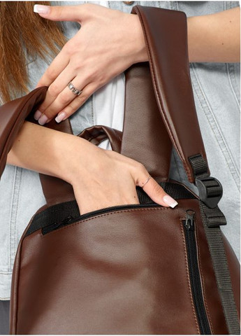 Женский рюкзак с отделением под ноутбук Шоколадный (4020281346) Sambag (361244575)