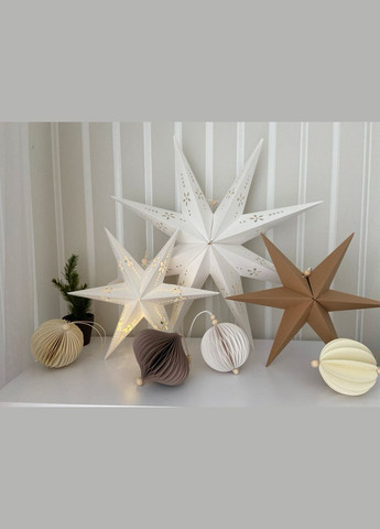 Зірка з підсвіткою 40 см. Новорічний декор Berezenchuk Handmade (311669526)