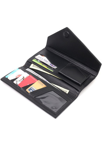 Шкіряне портмоне чоловіче 11424 Коричневий Grande Pelle (306882226)