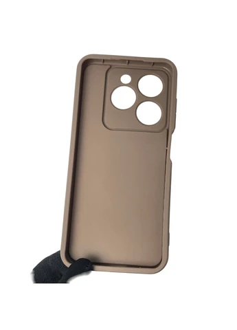 Чехол силиконовый Soft Touch с 3D принтом волшебной минни маус для Spark Go 2024 (BG6) коричневый (Полная защита камеры) Tecno (378970477)