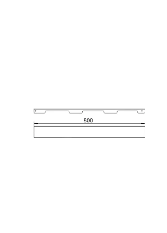 Решітка для лінійного трапу SUS304 Grate FA800 (NKS) Qtap Grate FА (402313795)