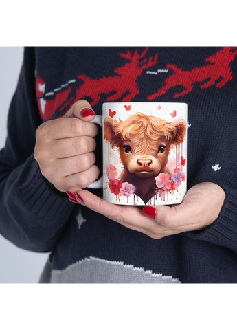 Керамічна чашка з дизайном "Чарівна корівка"-1 No Brand (368671369)