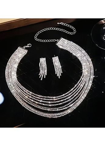 Комплект праздничной вечерней бижутерии No Brand (365751602)