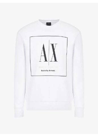 Белый свитшот 7009280 белый wh3812 Armani Exchange (395095856)