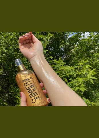 Кокосова олія для засмаги з шиммером Shimmer Coconut Oil 200мл Top Beauty (302490522)