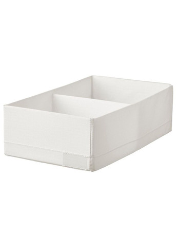 Ящик з відділеннями білий 203410 см IKEA (272149928)