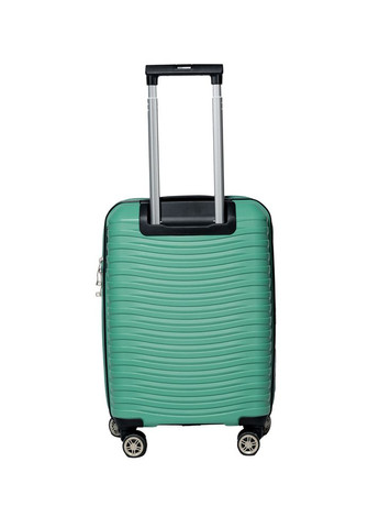 Чемодан маленький S под ручную кладь 43803 полипропилен Мятный Snowball (298728863)