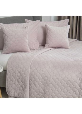 Велюрове полуторне покривало 150*210 см гіпоалергенне Світло-Рожевий (29830150210) ТЕП (366303397)