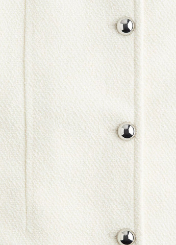 Білий ділова сукня H&M однотонна