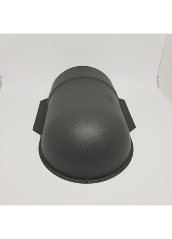 Заглушка кузнечика круглого полукруглого матовая малая полукруглая штампованная с 0,5мм Arcelor RAL 7024 Графитовый ArcelorMittal (364963433)