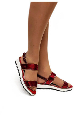 Жіночі босоніжки Purlina сандаліі на танкетці (331601657)