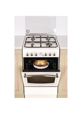 Плита комбінована IS5G8MHJ/E (ретро, бєжева) Indesit (361311098)