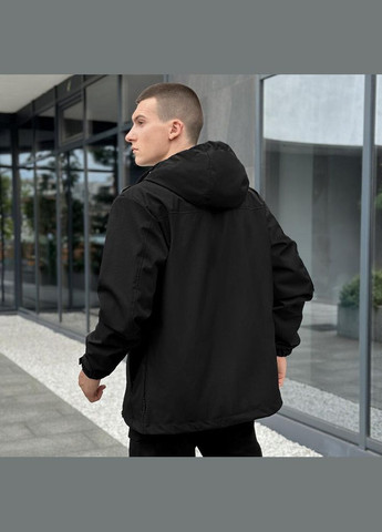 Черная демисезонная демисезонная легкая куртка без утеплителя Vakko