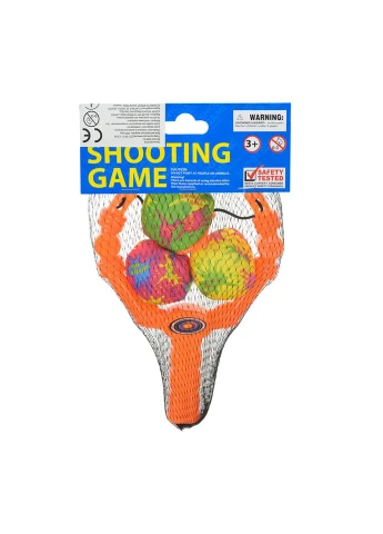 Дитяча Рогатка XG88-23(Orange) 3 м'які кульки, в сітці XG88-23(Orange) Bambi (392085497)