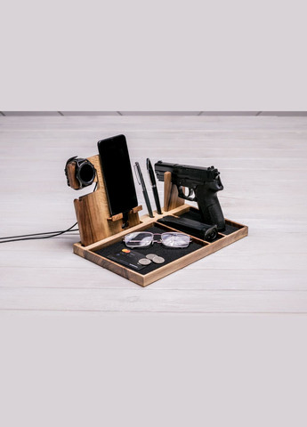 Подставка для пистолета, телефона и часов Samsung «Leon killer Galaxy» Подарок для полицейского EcoWalnut (293850360)