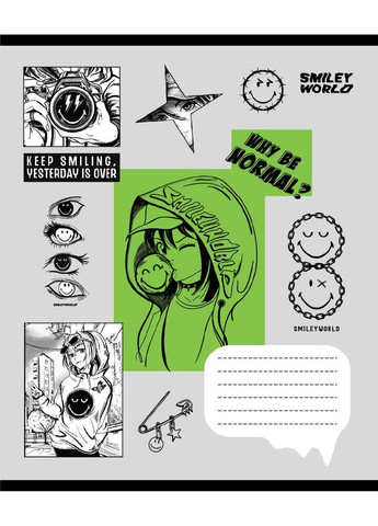 Зошит учнівський Smiley World Anime 767653 36 арк. Різнокольоровий shop (4823092292513) Yes (348420776)