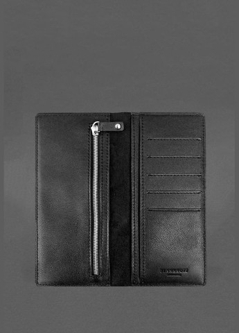 Шкіряне портмоне-купюрник 12.0 чорне Краст (A-027387) BlankNote (340462069)