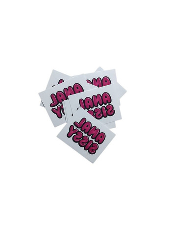 Тимчасове татуювання текст сексуального характеру, перекладна тату для дорослих Anal Sissy No Brand (369656255)