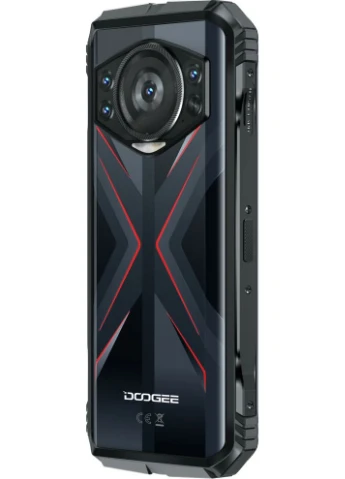 Смартфон S118 6.58' 8/512ГБ, 2SIM, 10800мА•год, чорно-червоний Doogee (314979261)