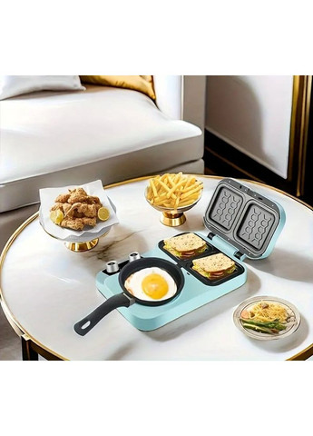 Мультимейкер гриль + електроплита 2 в 1 для приготування їжі Light Green No Brand (366303796)