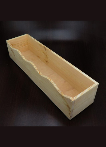 Кашпо з дерева Стокротка 90 ваніль (КАШ-102302) No Brand (328450334)