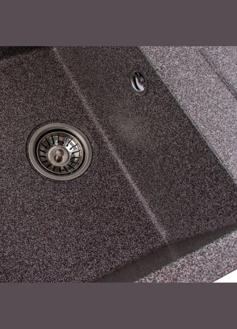 Гранітна мийка для кухні 7950 Selena матова Мікс Platinum (269795645)