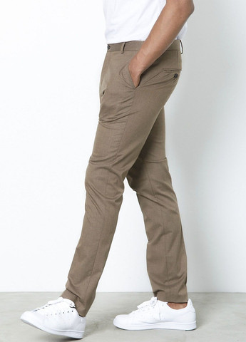 Светло-коричневые демисезонные брюки Selected Homme