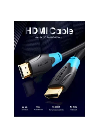 Кабель HDMI M - M, 2.0 м, V2.0, 4K 30Гц, PVC Vention (405368800)