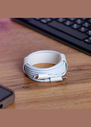 Кабель для зарядження USB-C/lightning 1 м білий Smartx (315636570)