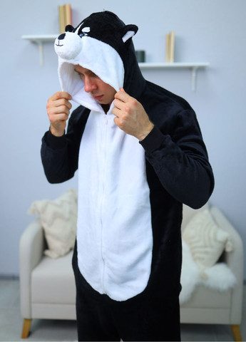 Кігурумі з капюшоном і хвостом Хаскі з м'якого плюшу (1078/1) My Kigu (354215896)