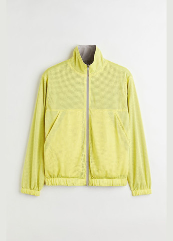 Жовта демісезонна куртка спортивна H&M SPORT