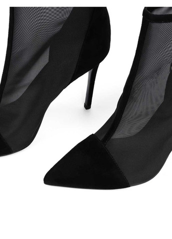 Осенние женские ботинки ma37004-87-1 черный велюр MiaMay